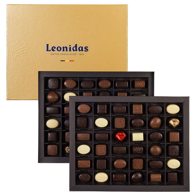 Leonidas Gold Heritage Deluxe Geschenkdoos - 72 stuks