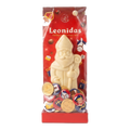 Sinterklaaspakket M met Sinterklaasfiguur in witte chocolade, transparante vierkante productafbeelding